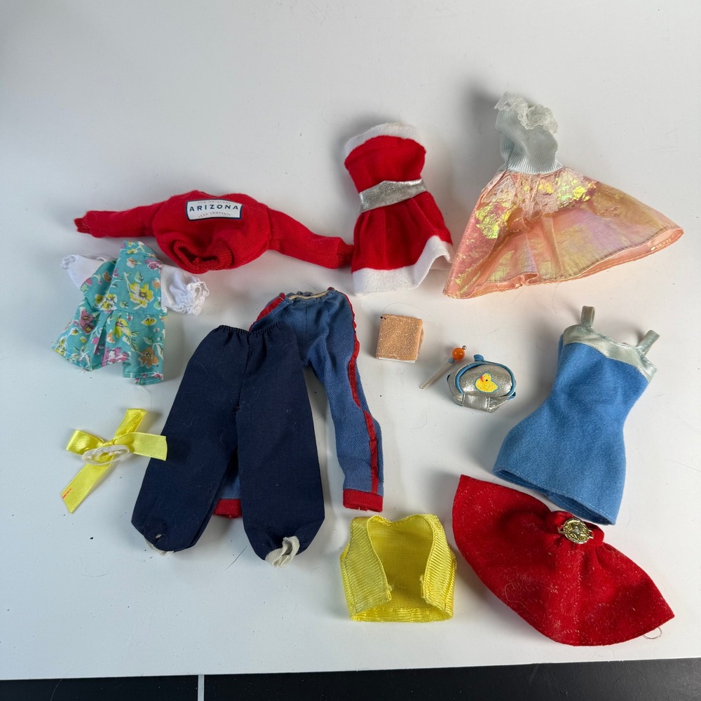 Vintage Barbie Doll Clothes & Accessories Lot 13 PC Arizona Jean Co Holiday Set - Picture 2 of 16